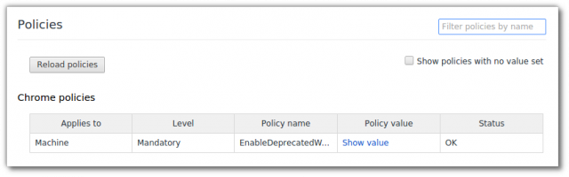 chrome-policy