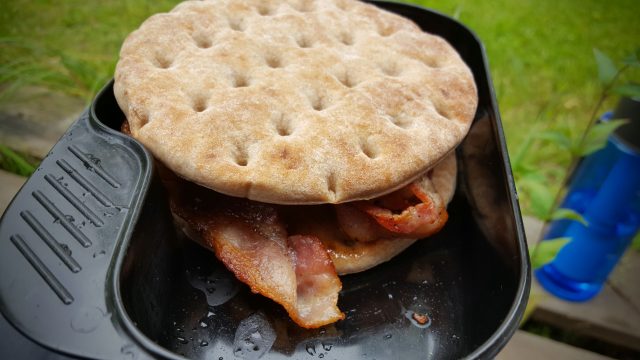 Frokost: Bacon burger a la Einar